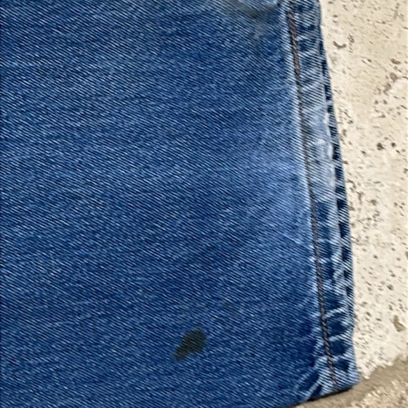 Men’s 561 vintage 90’s  patch work denim Levi’s Size 32x32 - Picture 7 of 17